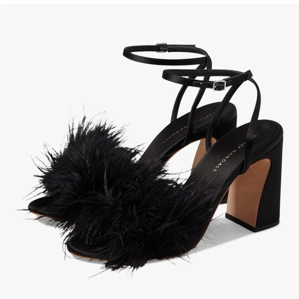 Loeffler Randall Minerva Feather Sandals